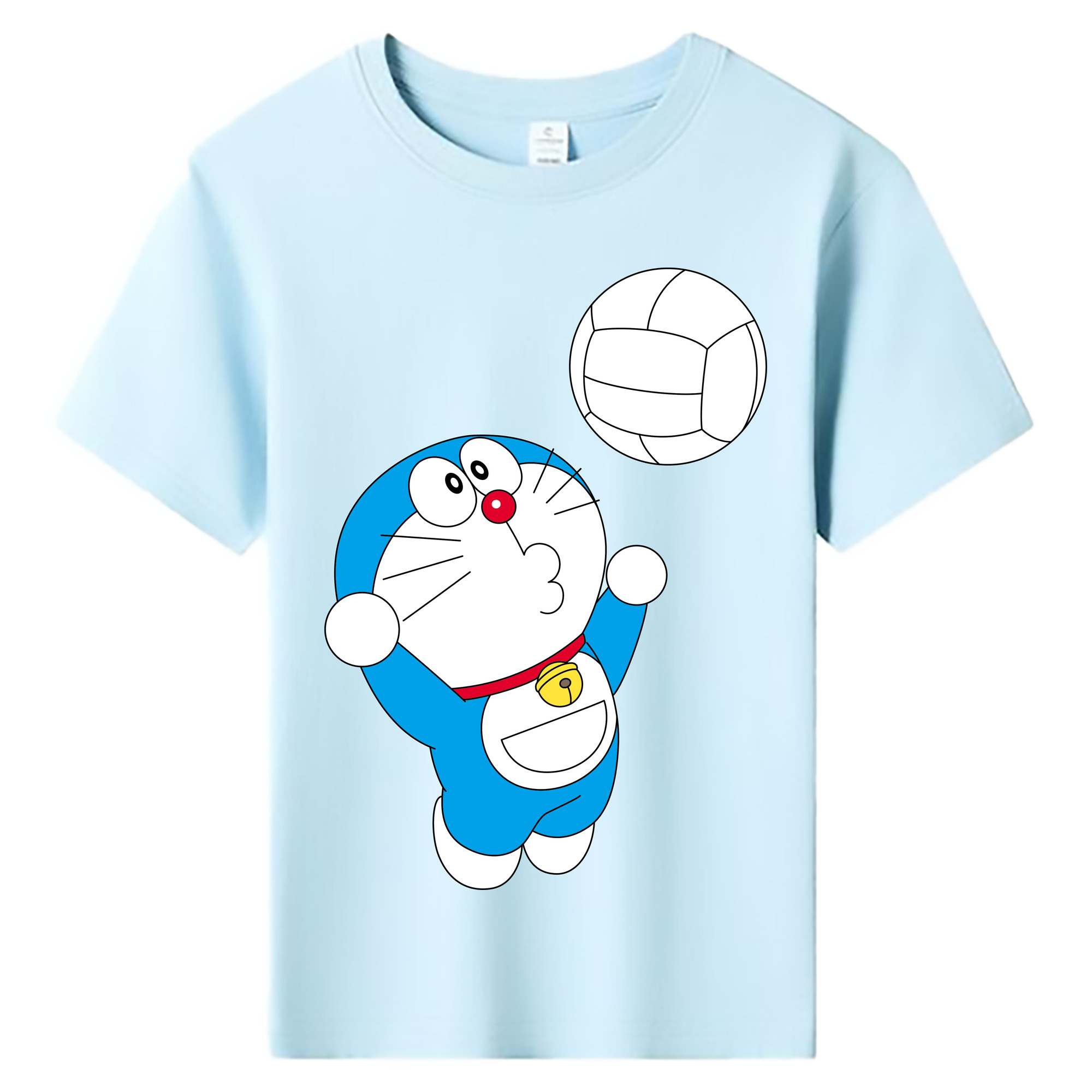 （画像用） ドラえもん Doraemon 綿100％キッズTシャツ（フロントプリント）